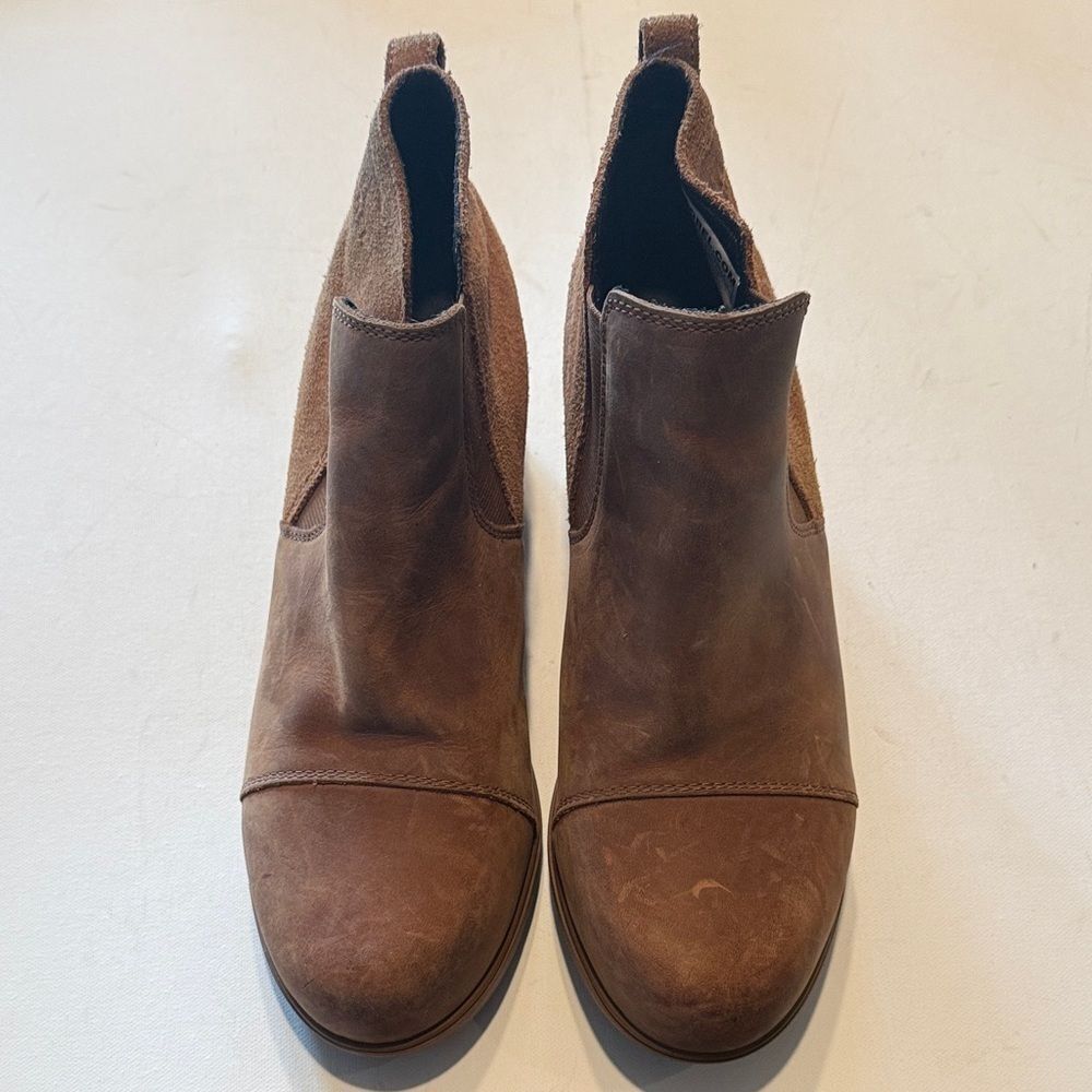Sorel Brown Ankle wedge Booties